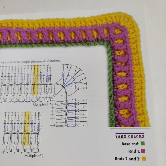 Around the Corner Crochet Borders: 150 Colorful, Creative Edging Designs - GOOD - Picture 7 of 13